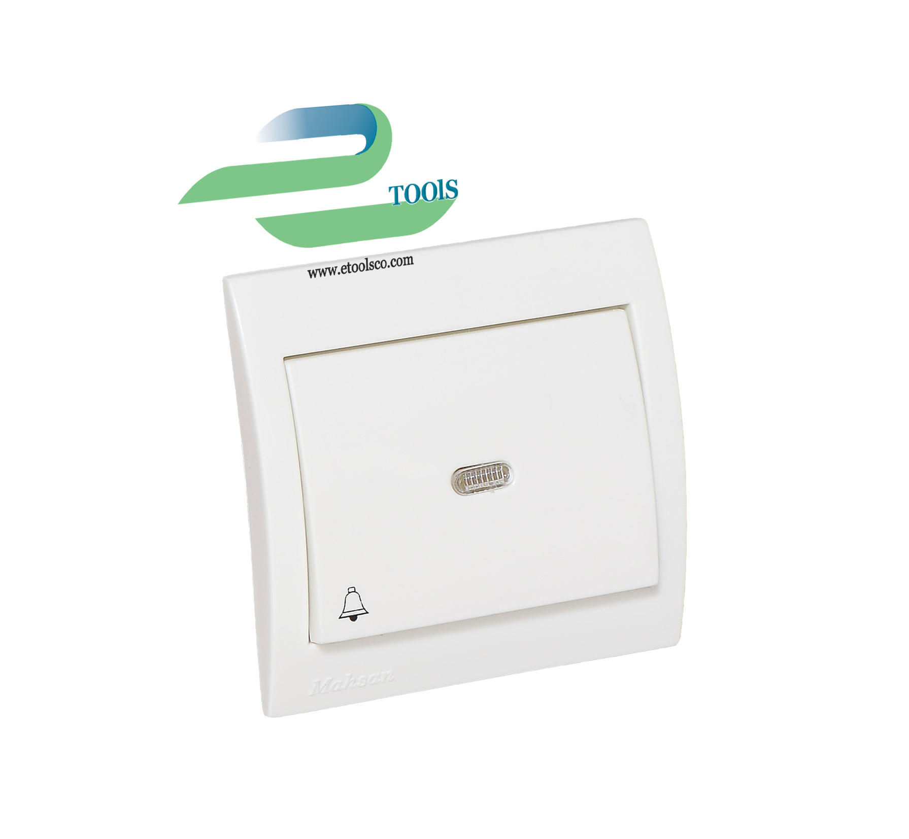 کلید زنگ توکار مهسان الکتریک مدل آرین